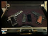 Custom insert for 2 handguns in a Haliburton briefcase